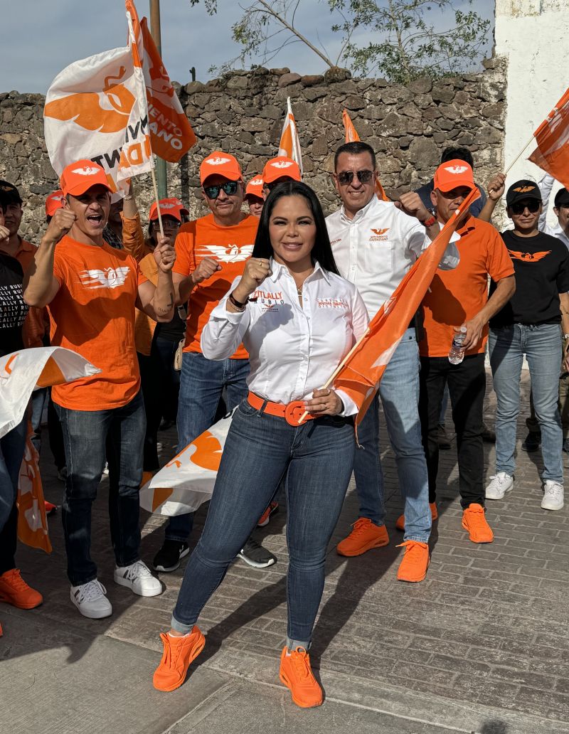 Arranque de campaña de Zitlali Rubio en San Juan del Río. FOTO/ROTATIVO