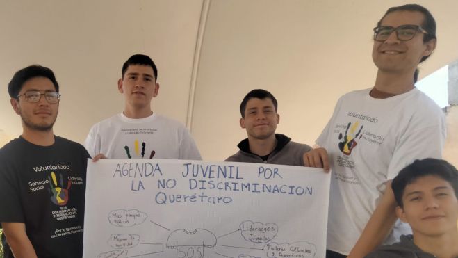Jóvenes presentarán a candidatos "Agenda Juvenil por la No Discriminación Querétaro 2024".