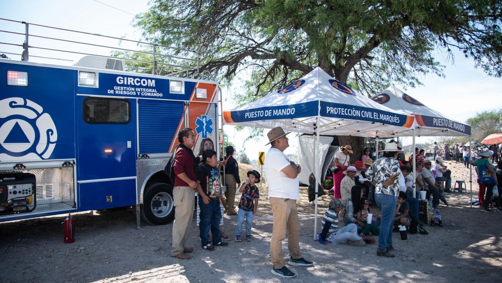 Viacrucis superaron 50 mil personas en municipios de Querétaro.