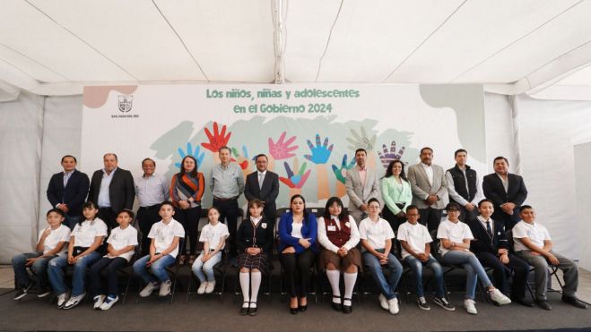 San Juan del Río celebra 'Niñas, Niños y Adolescentes en el gobierno 2024.