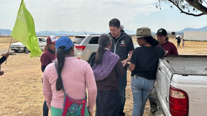 Astudillo Promete Mayor Presupuesto para Captación de Agua en Amealco.