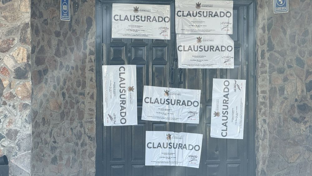 Clausuran Bar "La Guitarra" en Pedro Escobedo.