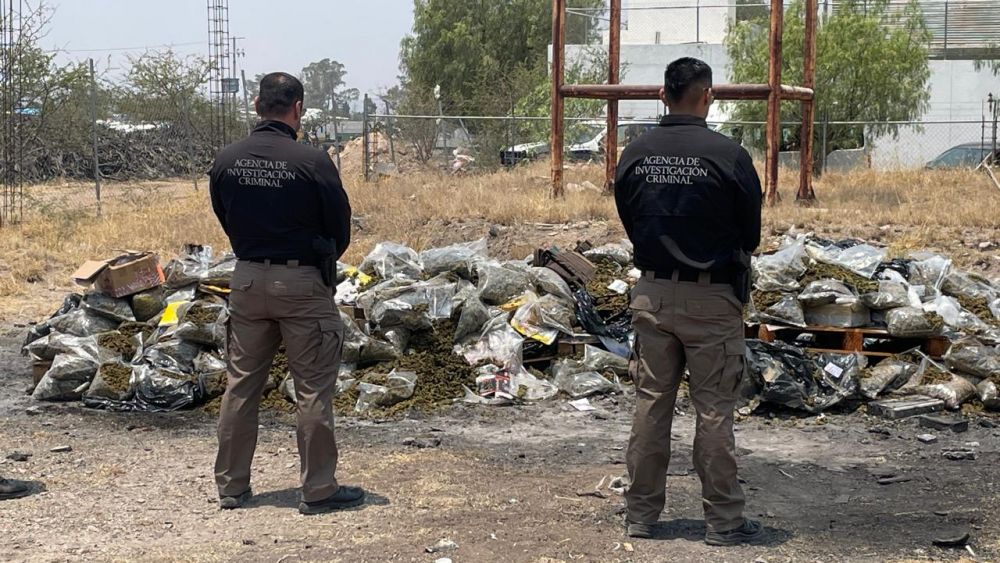 FGR destruye más de 50 kilogramos de narcóticos en Querétaro.