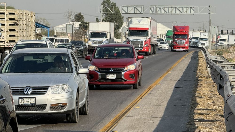 Tráfico en la México Querétaro.