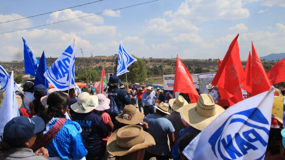 Germain Garfias concluye campaña en Amealco con mensaje de esperanza.