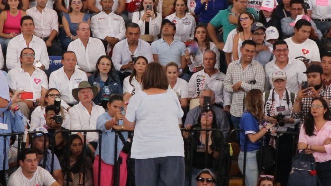 Germaín Garfias destaca respaldo de Xóchitl Gálvez en San Juan del Río y Querétaro.