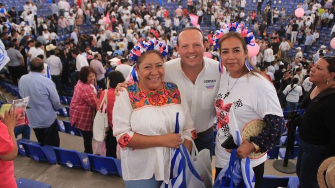 Germaín Garfias destaca respaldo de Xóchitl Gálvez en San Juan del Río y Querétaro.