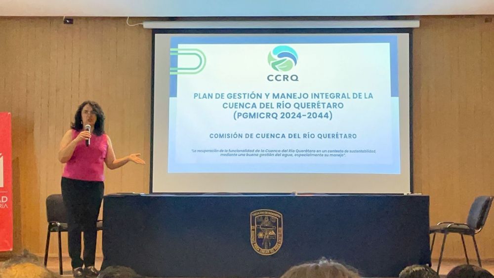 Presentación del Plan Integral para la Gestión de la Cuenca del Río Querétaro en la UAQ.