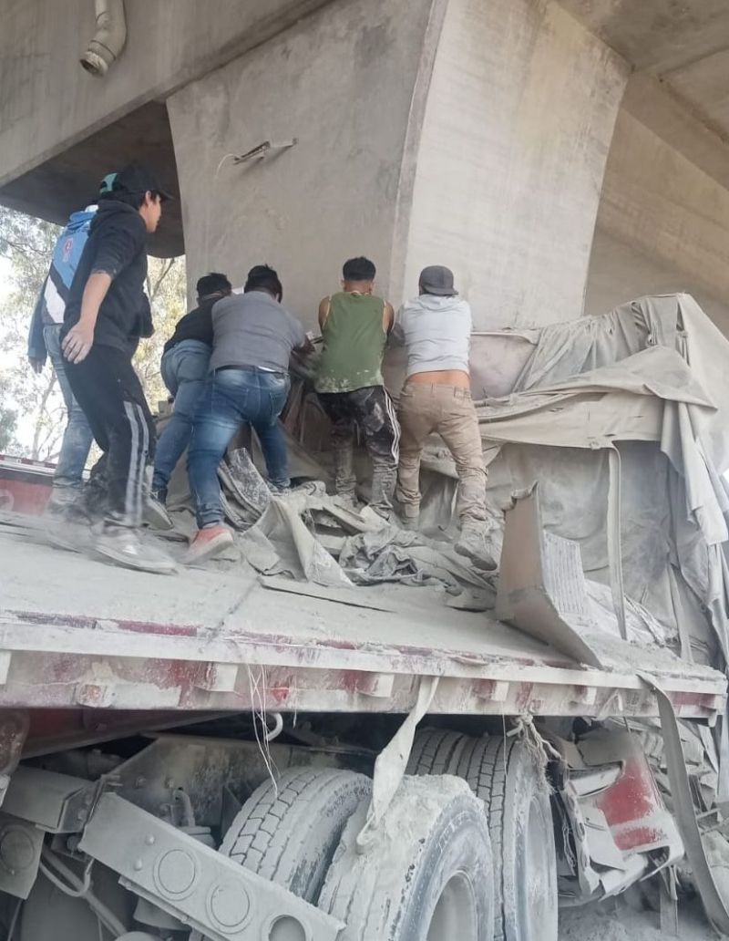 Accidente mortal en la Autopista México-Puebla.