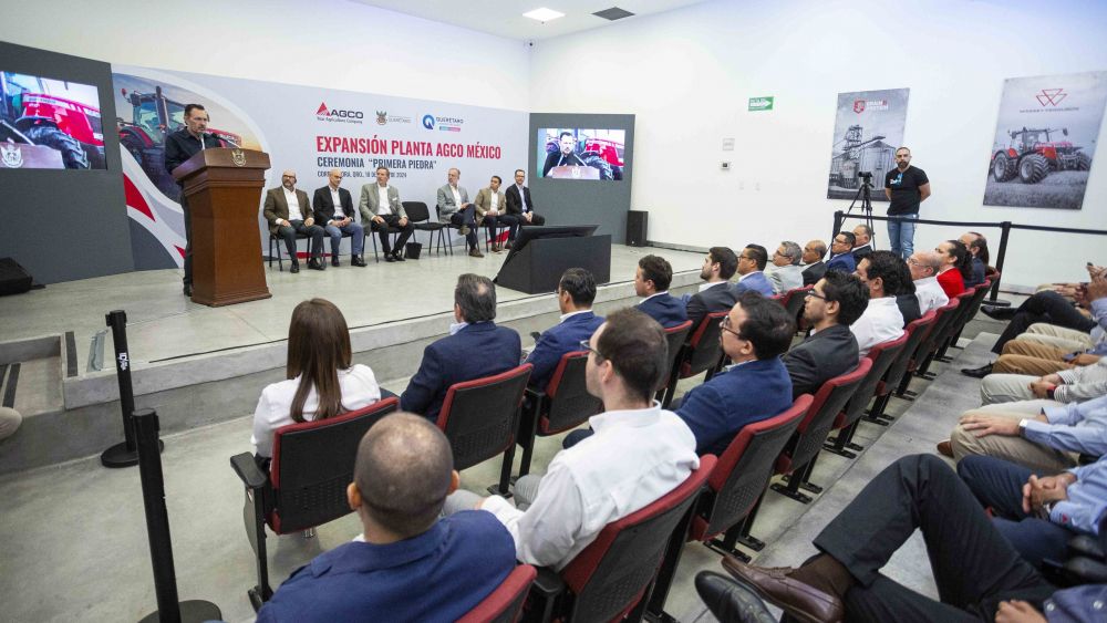 Querétaro impulsa el crecimiento agroindustrial con inversión de AGCO México.