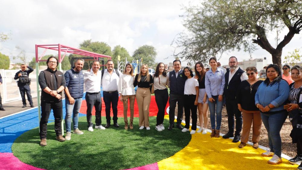 Inaugura Luis Nava el Parque “Don Manuel” en La Huerta.