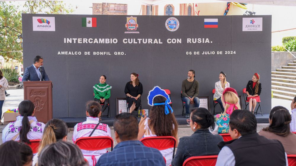 Amealco y Rusia fortalecen vínculos culturales.