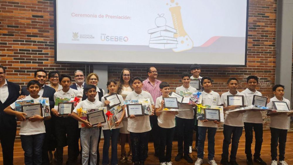 Reconocen a los mejores alumnos en la Olimpiada del Conocimiento Infantil 2023-2024 en Querétaro.