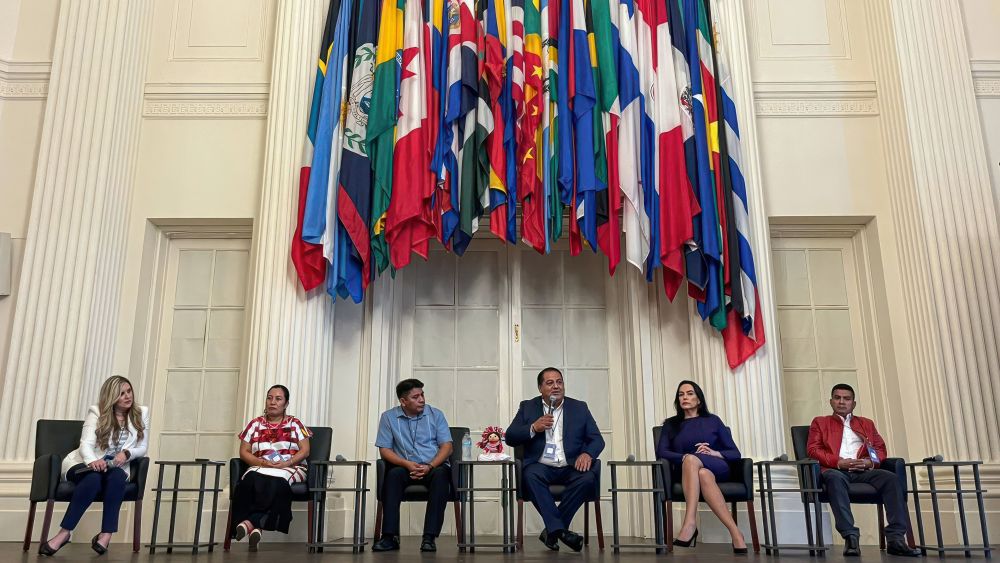 René Mejía participa en la Summit Against Human Trafficking 2024 en Washington.