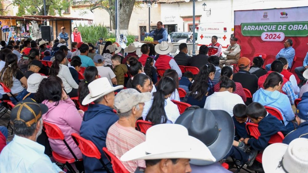 Amealco inicia el programa "Arranque de Obras Masivo 2024".