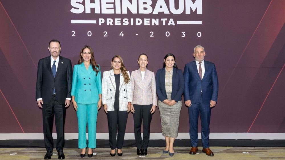 Mauricio Kuri presenta proyectos a la presidenta electa Claudia Sheinbaum.