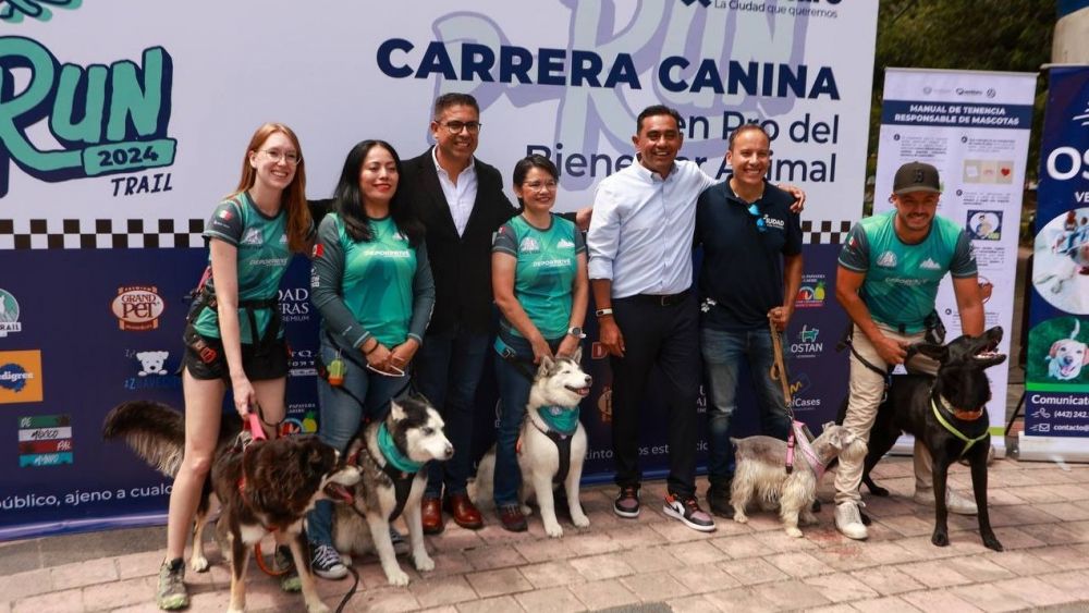 Querétaro anuncia la cuarta edición de la carrera Canina P-Run 2024.