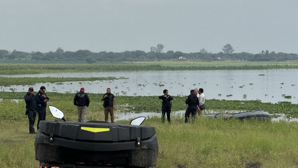 Localizan el cuerpo de menor desaparecido en la presa Constitución de San Juan del Río.