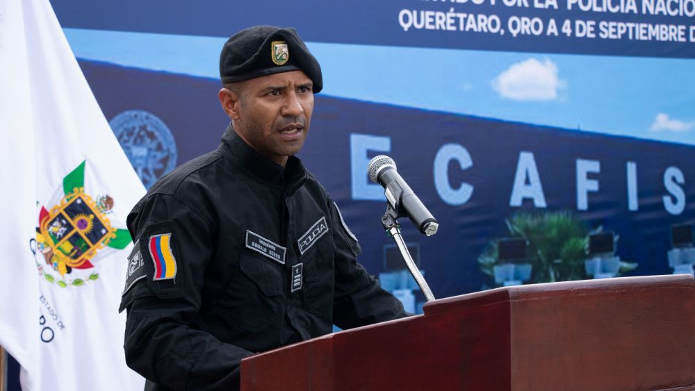 Policías de Querétaro inician curso de Operaciones Tácticas con la Policía de Colombia.