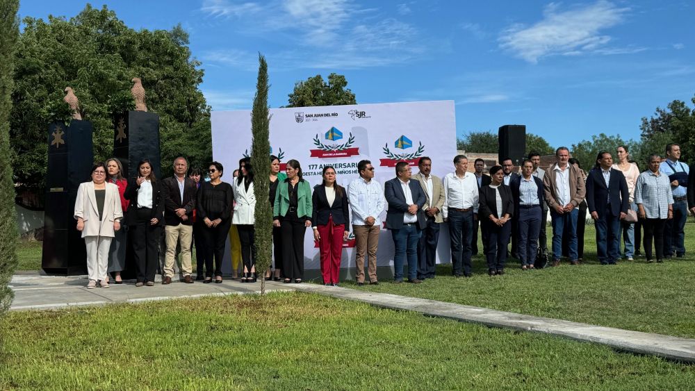 Conmemoran el 177 Aniversario de la Gesta Heroica de los Niños Héroes en San Juan del Río.