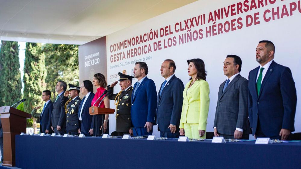 Mauricio Kuri encabeza 177 aniversario de la Gesta Heroica de los Niños Héroes.