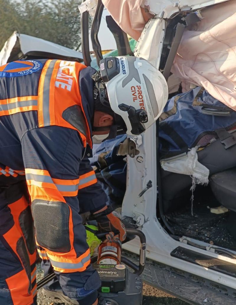 Accidente vial en la carretera estatal 500 atendido por Protección Civil de El Marqués.