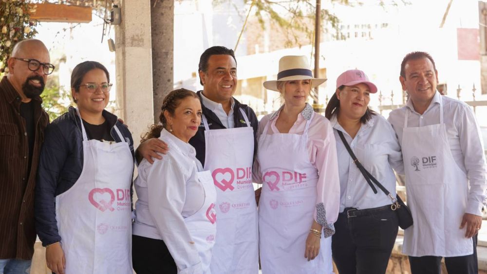 Luis Nava supervisa el éxito del programa "Comedor Contigo" en Querétaro.