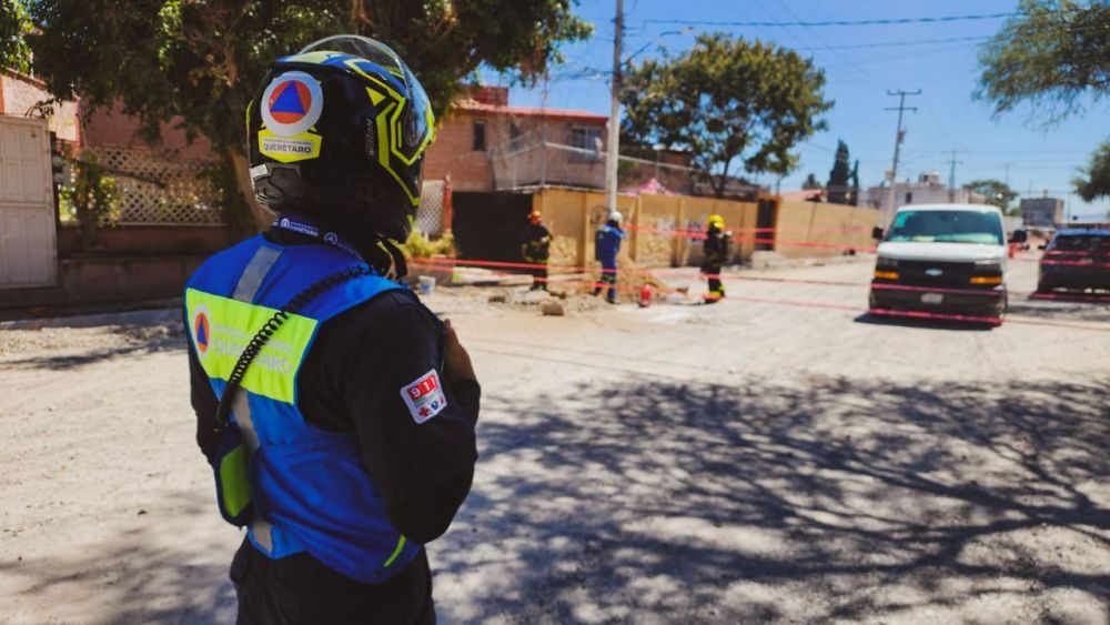 Controlada fuga de gas en Colonia La Luna. Foto: Ilustrativa/ Facebook/Protección Civil del Municipio de Querétaro.