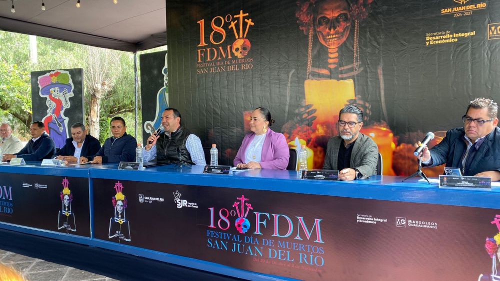 San Juan del Río celebra la 18ª Edición de su Festival de Día de Muertos.