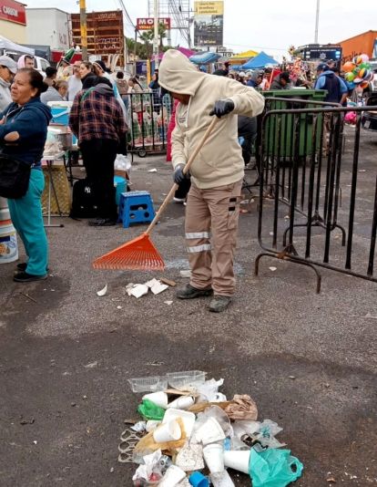 Operativos de limpieza tras festividad de San Judas Tadeo en La Noria. Foto: Ilustrativa/ Servicios Públicos El Marqués.