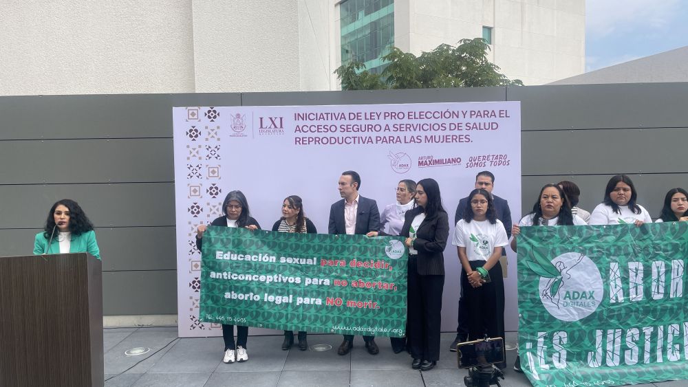 Presentan iniciativa para despenalización del aborto y acceso seguro a salud reproductiva en Querétaro.