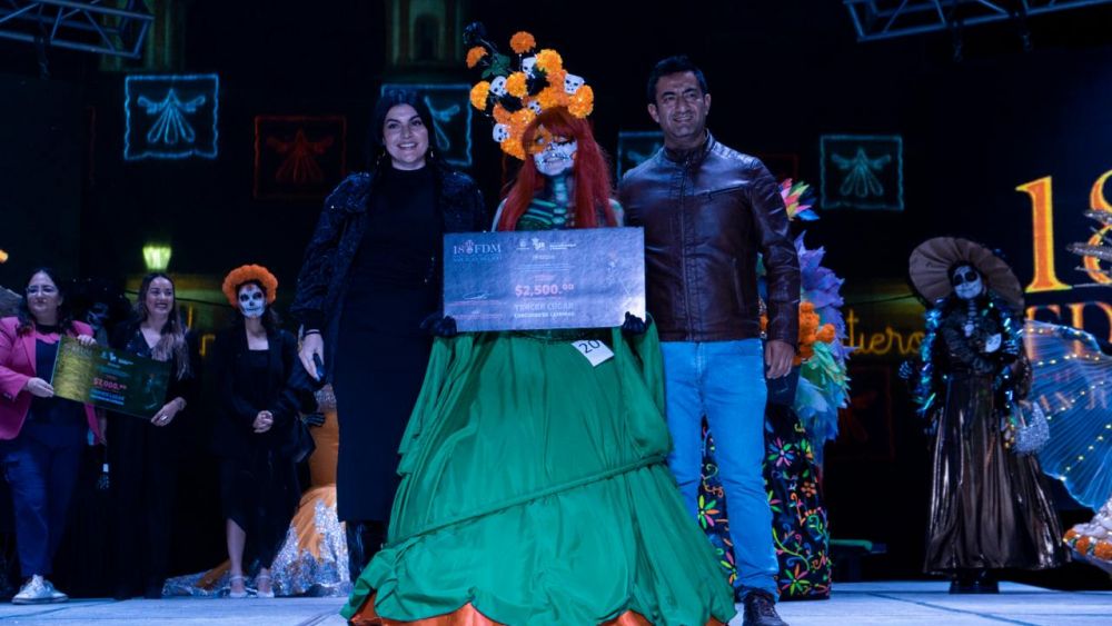 Éxito del Concurso de Catrinas en el 18vo Festival de Día de Muertos de San Juan del Río.