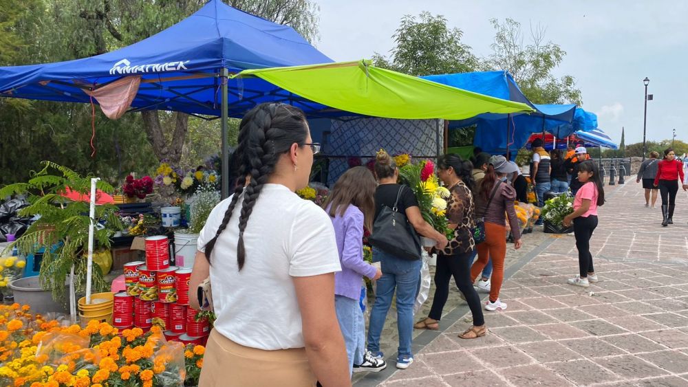 Más de 30 mil visitantes acudieron a los panteones de San Juan del Río.