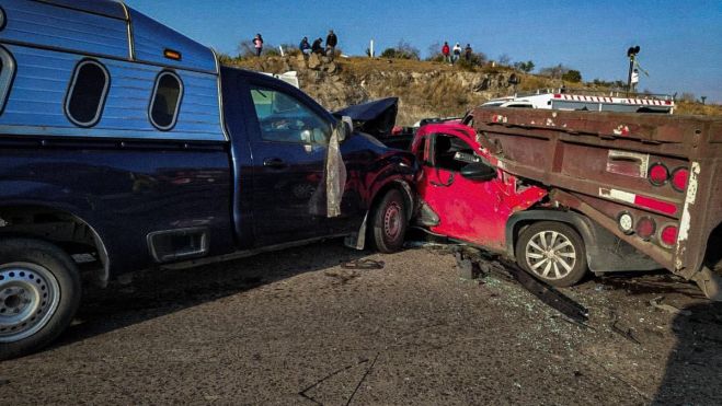 Protección Civil de El Marqués atiende accidente múltiple en Libramiento 57D. Foto: Ilustrativa/ Facebook/Protección Civil El Marqués.