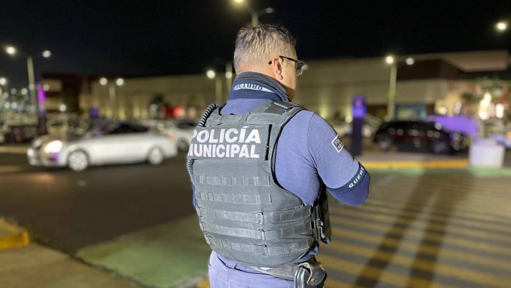 Policía municipal refuerza seguridad en Plaza Antea durante el Buen Fin. Foto: Ilustrativa/ Facebook/Protección Civil del Municipio de Querétaro.