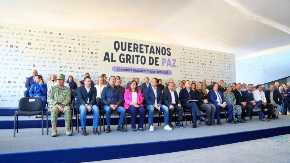 Querétaro se une por la paz con “Queretanos al Grito de Paz”.