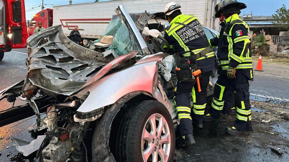 Bomberos de San Juan del Río reporta intensa actividad durante fin de año. Foto: Cortesia/ Bomberos San Juan del Río.