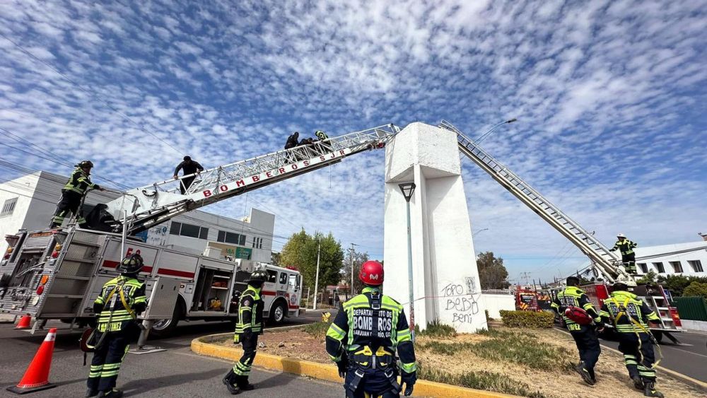 Bomberos de San Juan del Río reporta intensa actividad durante fin de año. Foto: Cortesia/ Bomberos San Juan del Río.