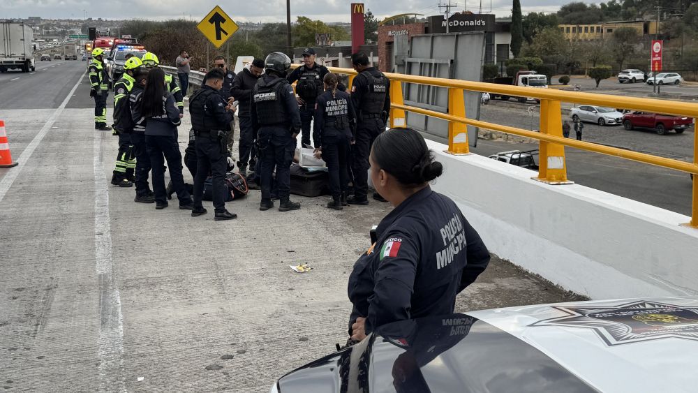 Intervención rápida impide tragedia en San Juan del Río.