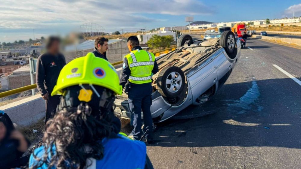 Accidente Automovilístico en Libramiento Norponiente de Querétaro. Foto: Ilustrativa/ Facebook/Protección Civil del Municipio de Querétaro.