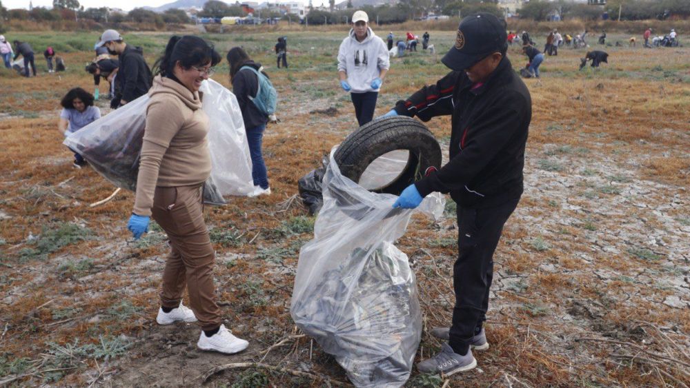 Jornada “Por un Mejor Parque Las Garzas” recolecta 3.5 toneladas de basura.