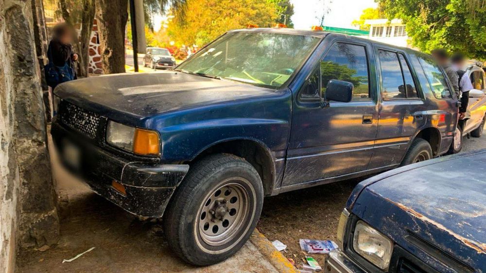 Colisión entre dos vehículos en la colonia San Antonio de la Punta.