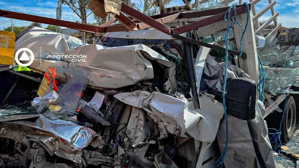 Accidente en libramiento 57-D: camioneta impacta contra trailer. Foto: Ilustrativa/ Facebook/Protección Civil El Marqués.