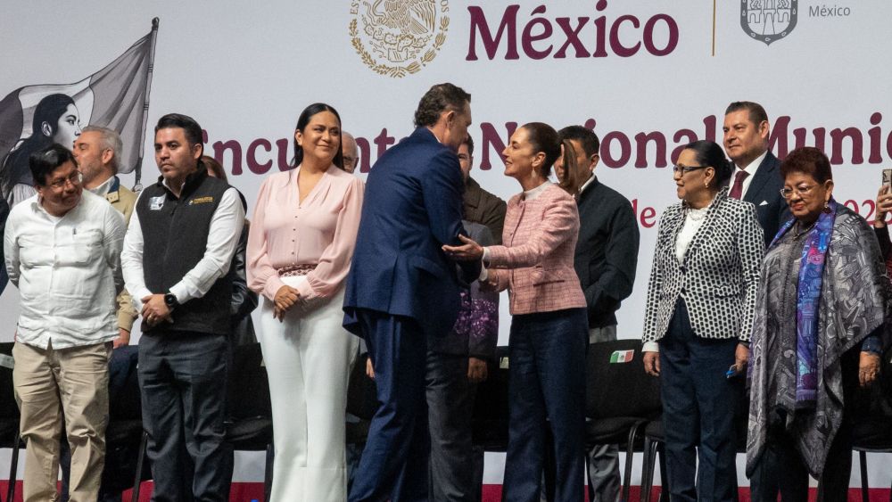 Kuri y Sheinbaum llaman a la unidad en Encuentro Nacional Municipal.