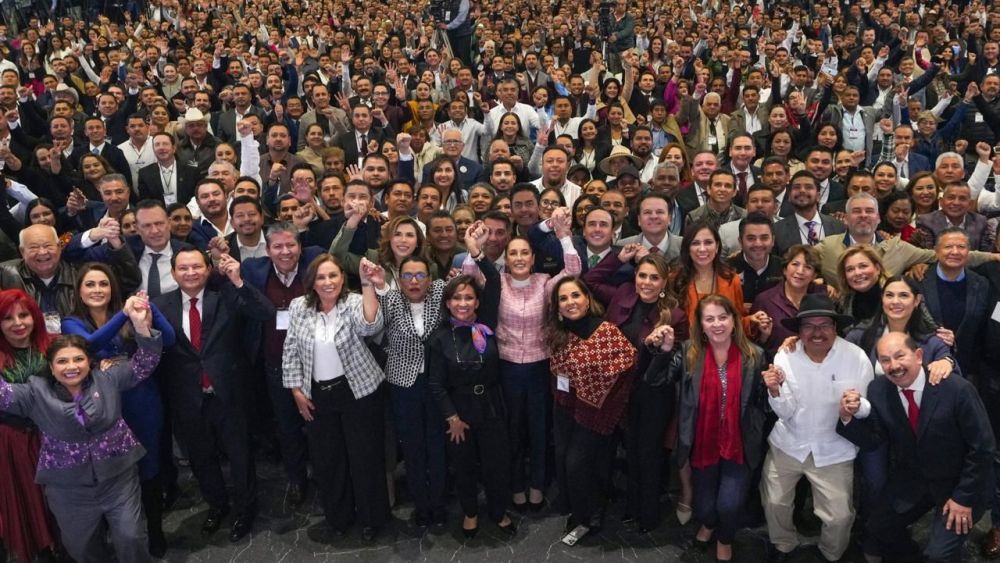 Alcaldes del país respaldan a Claudia Sheinbaum Presidenta de México.