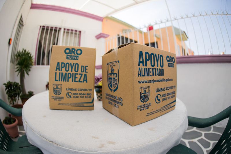 Arranca entrega de apoyos alimentarios en San Juan del Río