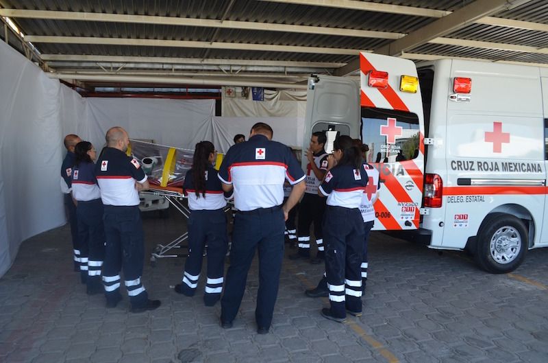 Cruz Roja Querétaro dispone de unidades para traslado de pacientes con COVID