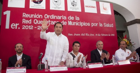 Encabeza Fabián Pineda “Red Queretana de Municipios por la Salud” en San Juan del Río.