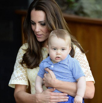 The Duke and Duchess of Cambridge and Prince George visit Tarongo Zoo