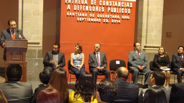 Defensores Públicos en Querétaro.